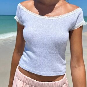 Larissa Lace Off The Shoulder Top